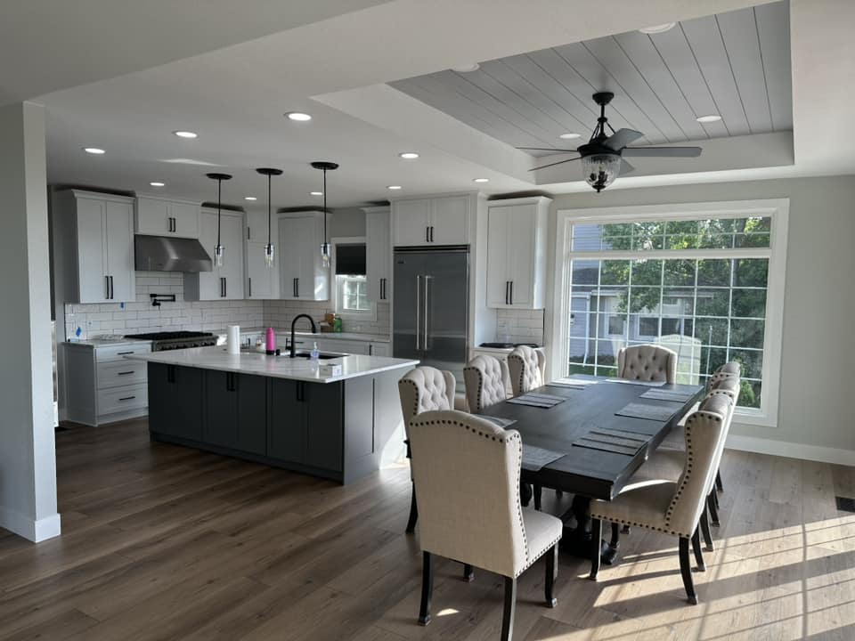 Interior home renovation with custom barn doors — Project 2